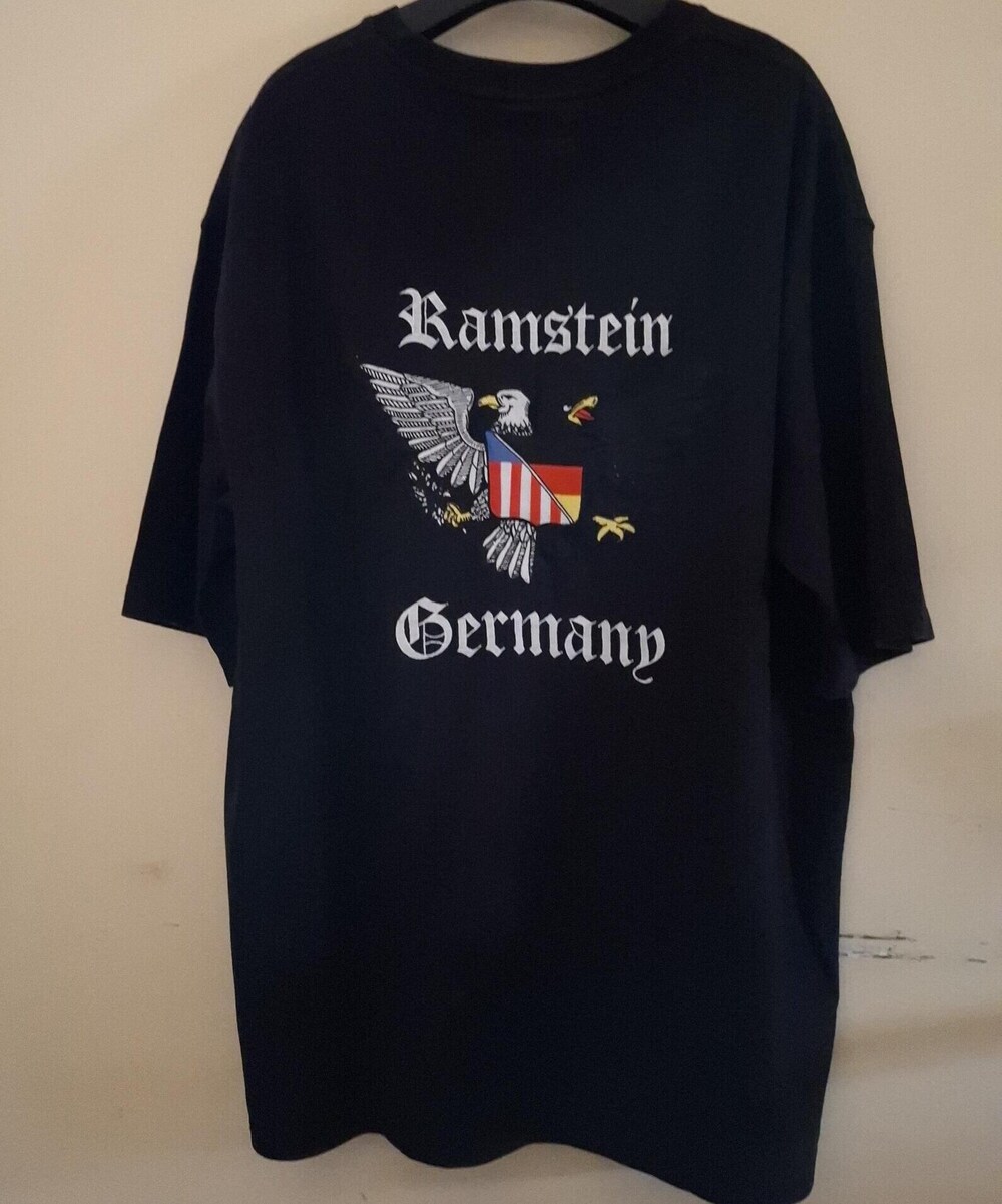 VETEMENTS Rammstein Germany Embroidered T Shirt